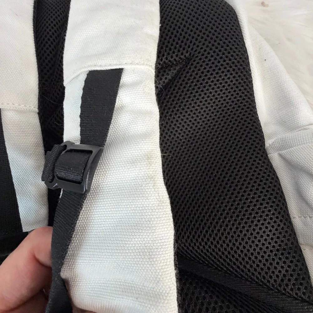 Rebel Athletic The Hero Bag Summit Sharpen Up White Canvas Backpack NWT
